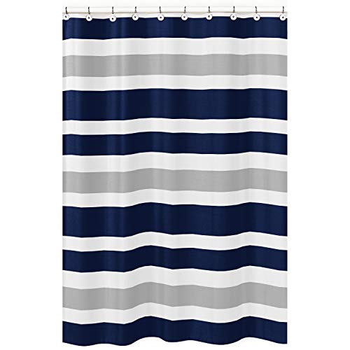 Algopix Similar Product 11 - Sweet Jojo Designs Navy Blue Gray and