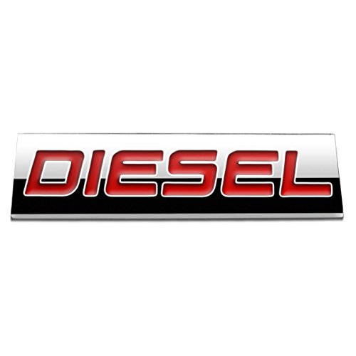 Algopix Similar Product 15 - Red LetterDiesel Logo Metal Decal