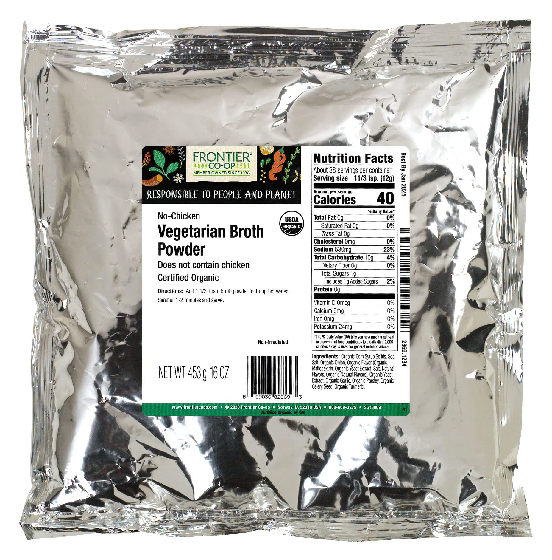 Algopix Similar Product 18 - Frontier Coop Vegetarian Broth Powder