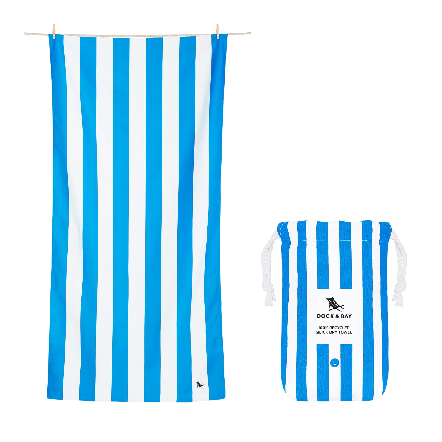 Algopix Similar Product 16 - Dock Bay Microfiber Towel Beach