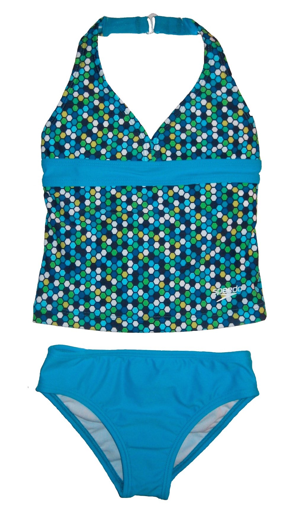 Algopix Similar Product 2 - Speedo Girls 2Piece Tankini Swimsuit