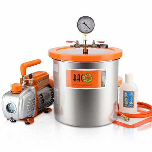 Algopix Similar Product 20 - BACOENG 3 Gallon Vacuum Chamber Kit
