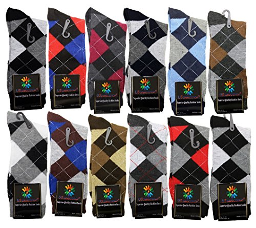 Algopix Similar Product 19 - USBingoshopTM Mens Cotton Dress Socks
