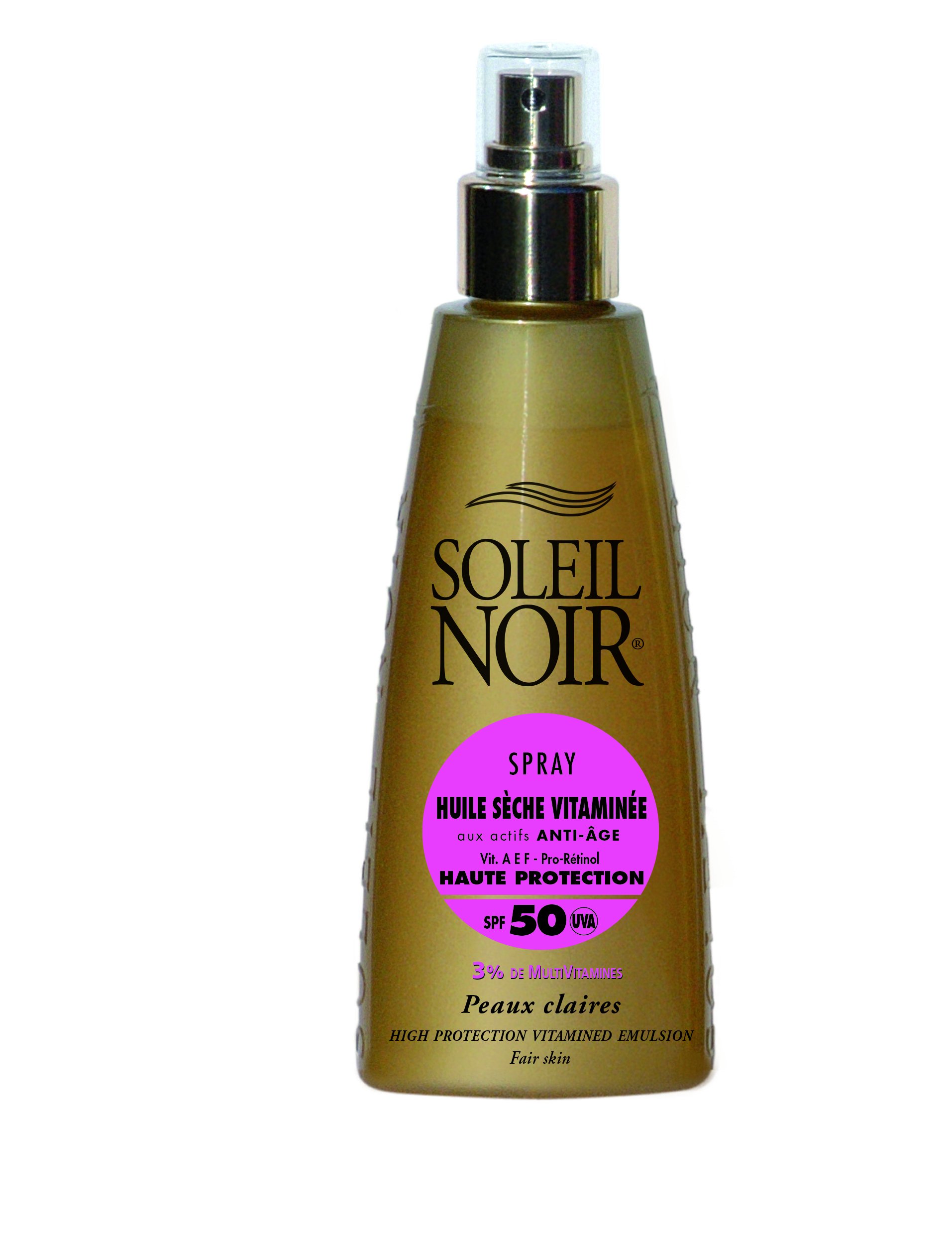 Algopix Similar Product 16 - Soleil Noir Vitamined Dry Oil SPF 50