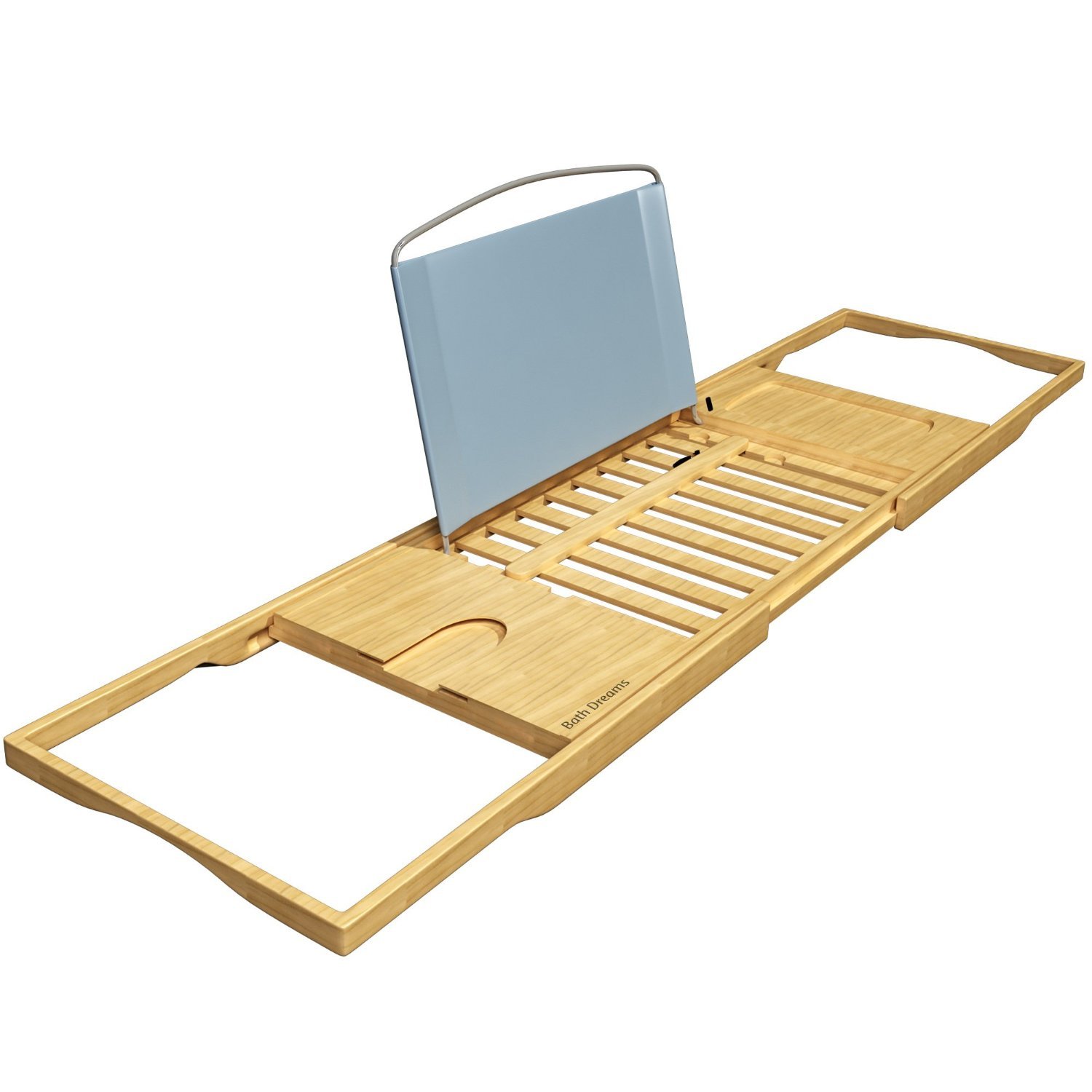Algopix Similar Product 19 - Bamboo Bathtub Tray  Wood Bath Caddy