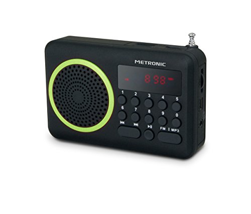 Algopix Similar Product 10 - Metronic Radio  Alarm Clock MP3 USB