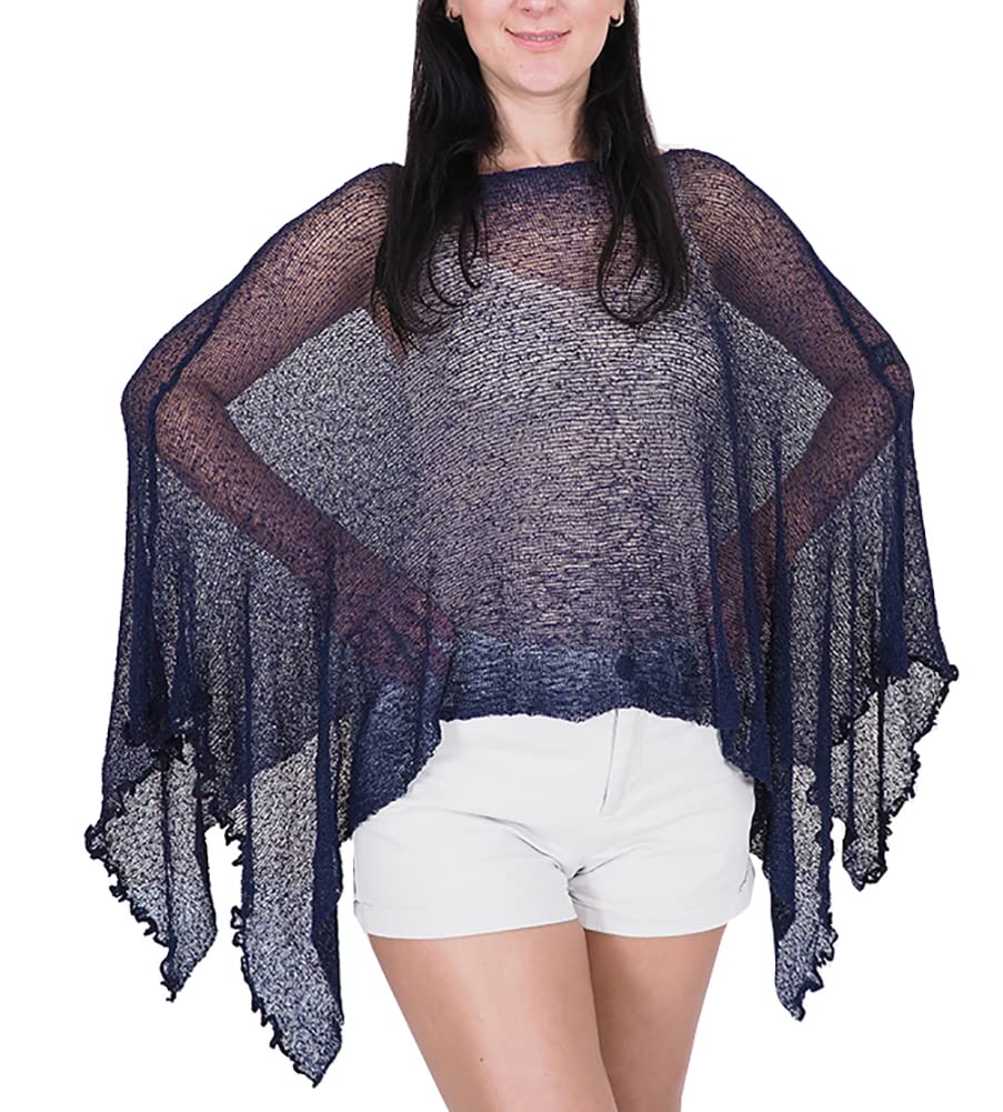 Algopix Similar Product 8 - Ikat Ladies Crochet Lace Fish Net