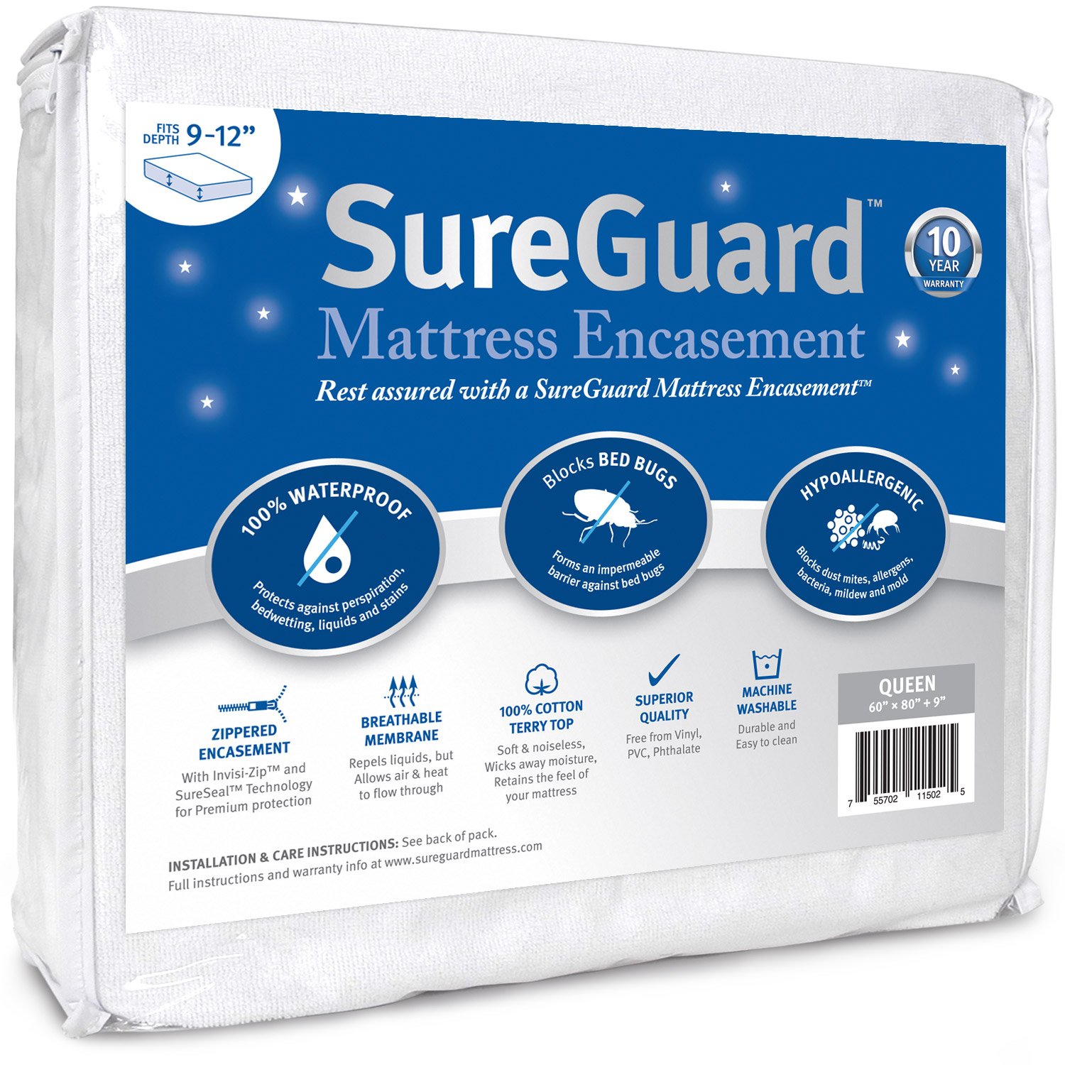 Algopix Similar Product 5 - Queen 912 in Deep SureGuard
