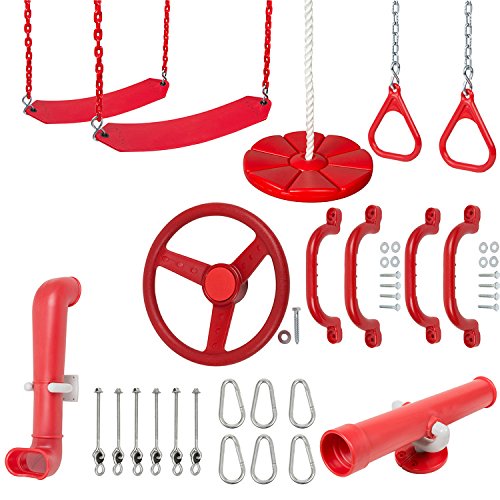 Algopix Similar Product 1 - Swing Set Stuff Inc Ultimate Kit Red