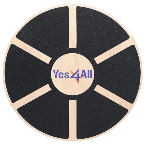 Algopix Similar Product 20 - Yes4All Versatile Wooden Wobble Balance
