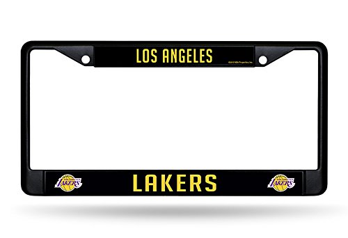 Algopix Similar Product 7 - Los Angeles Lakers Black Metal License