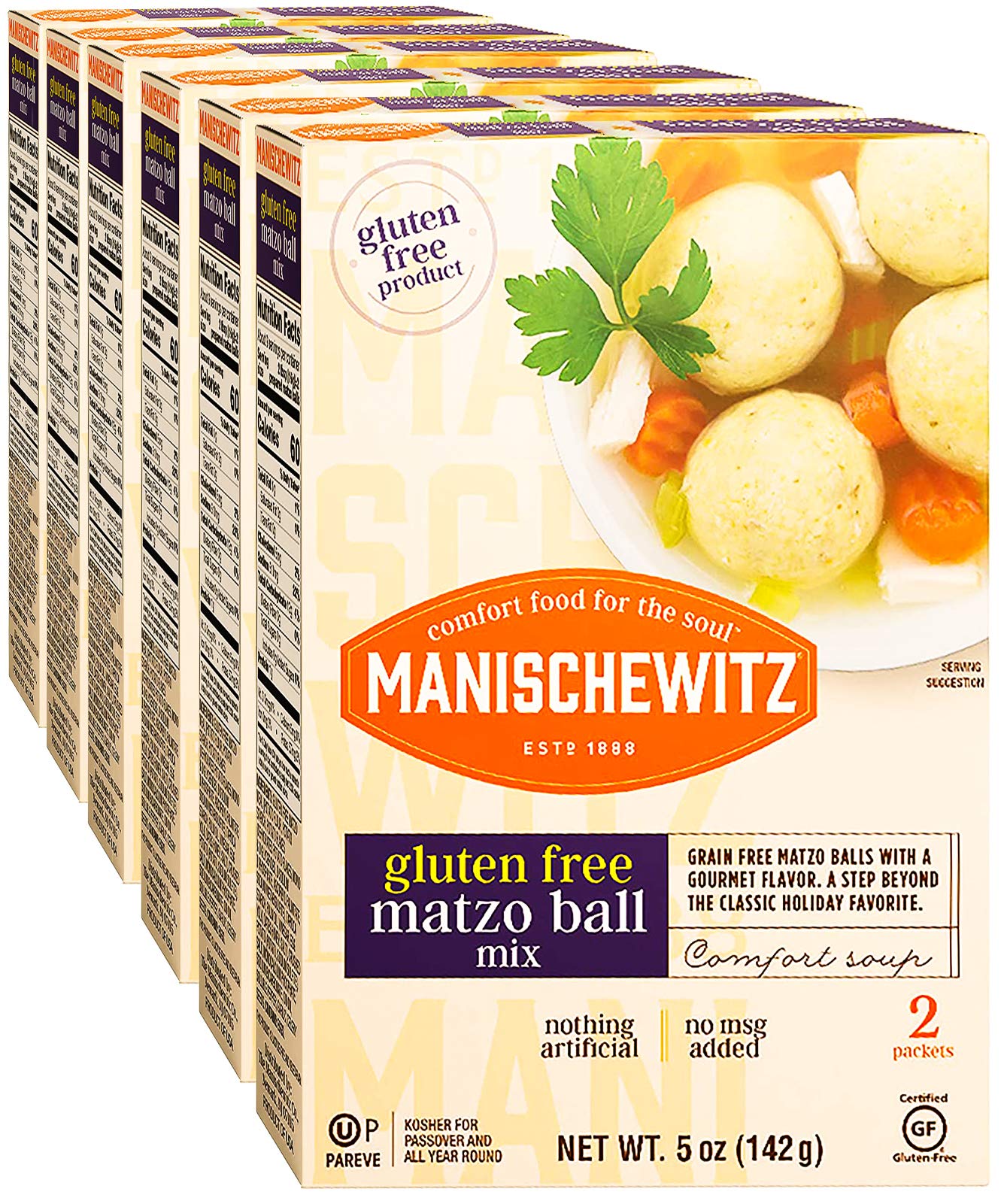 Algopix Similar Product 19 - Manischewitz Matzo Ball Mix Gluten
