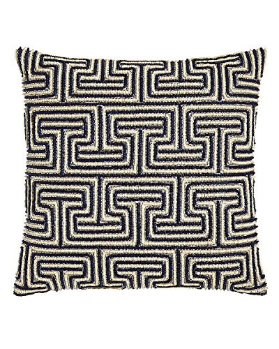 Algopix Similar Product 16 - Mykonos Greek Tooth Pillow, NAVY