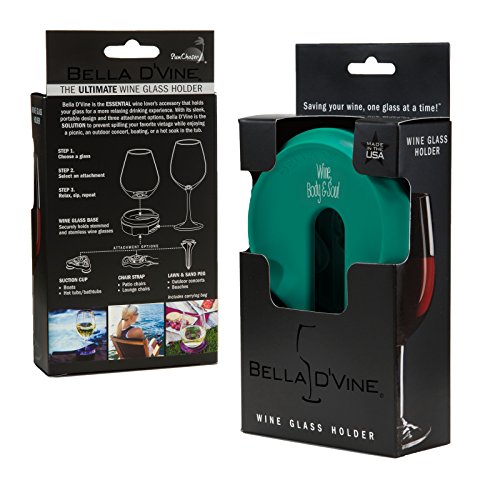 Algopix Similar Product 3 - Bella DVine Outdoor Wine Glass Holder