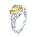 Algopix Similar Product 4 - Art Deco Style 2CT Carney Yellow AAA CZ