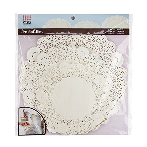 Algopix Similar Product 7 - Sweet Creations 72 Count Round Lace