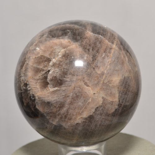 Algopix Similar Product 15 - HQRPCrystal Black Moonstone Sphere