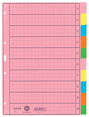 Algopix Similar Product 13 - Esselte Leitz Index Sheets Blank
