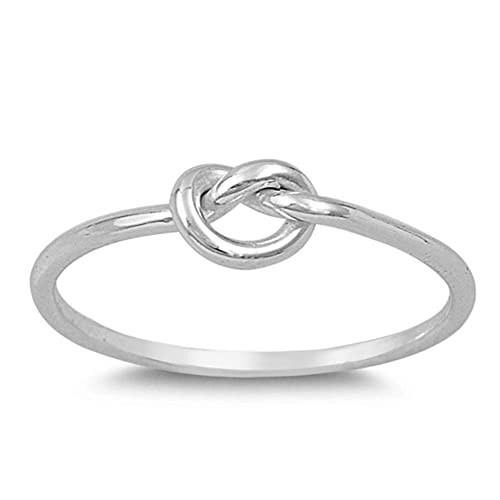 Algopix Similar Product 20 - Infinity Knot Love Cute Ring New 925
