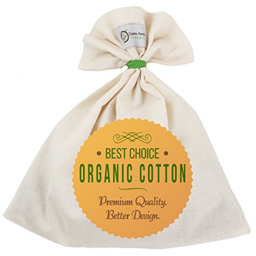 Algopix Similar Product 14 - Organic Cotton Nut Milk Bag  Super
