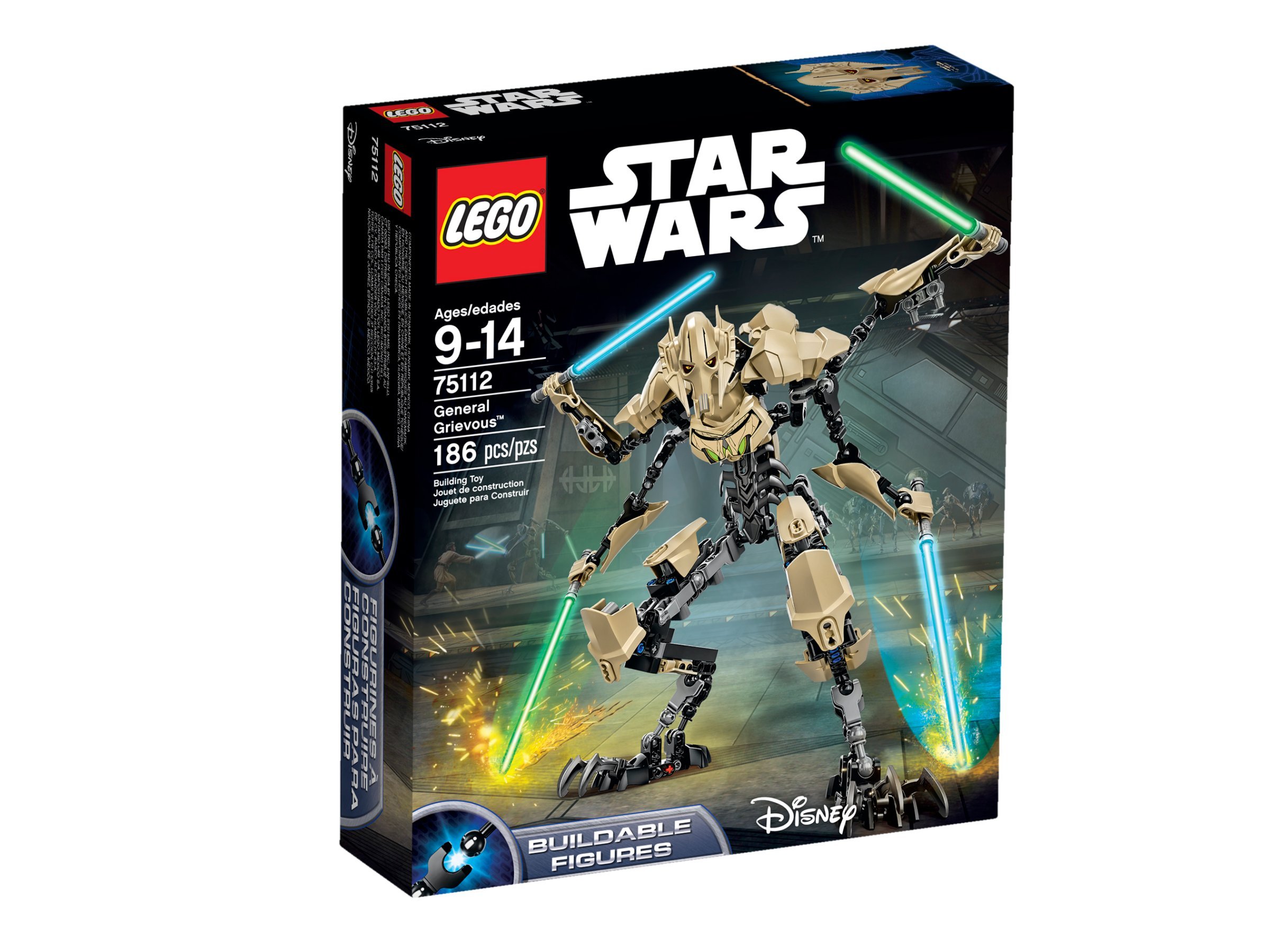 Algopix Similar Product 7 - LEGO Star Wars 75112 General Grievous