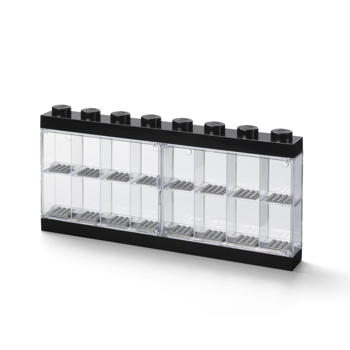 Algopix Similar Product 4 - Lego Minifigure Display Case 16 Black