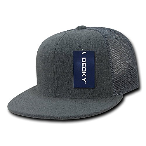 Algopix Similar Product 15 - DECKY 6 Panel Flat Bill Terry Trucker
