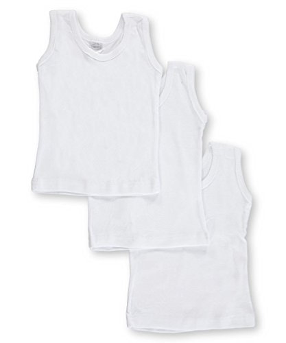 Algopix Similar Product 7 - bambini White Tank Top 3 Pack