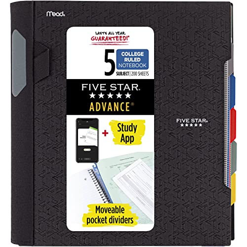Algopix Similar Product 8 - Five Star Spiral Notebook  Study App