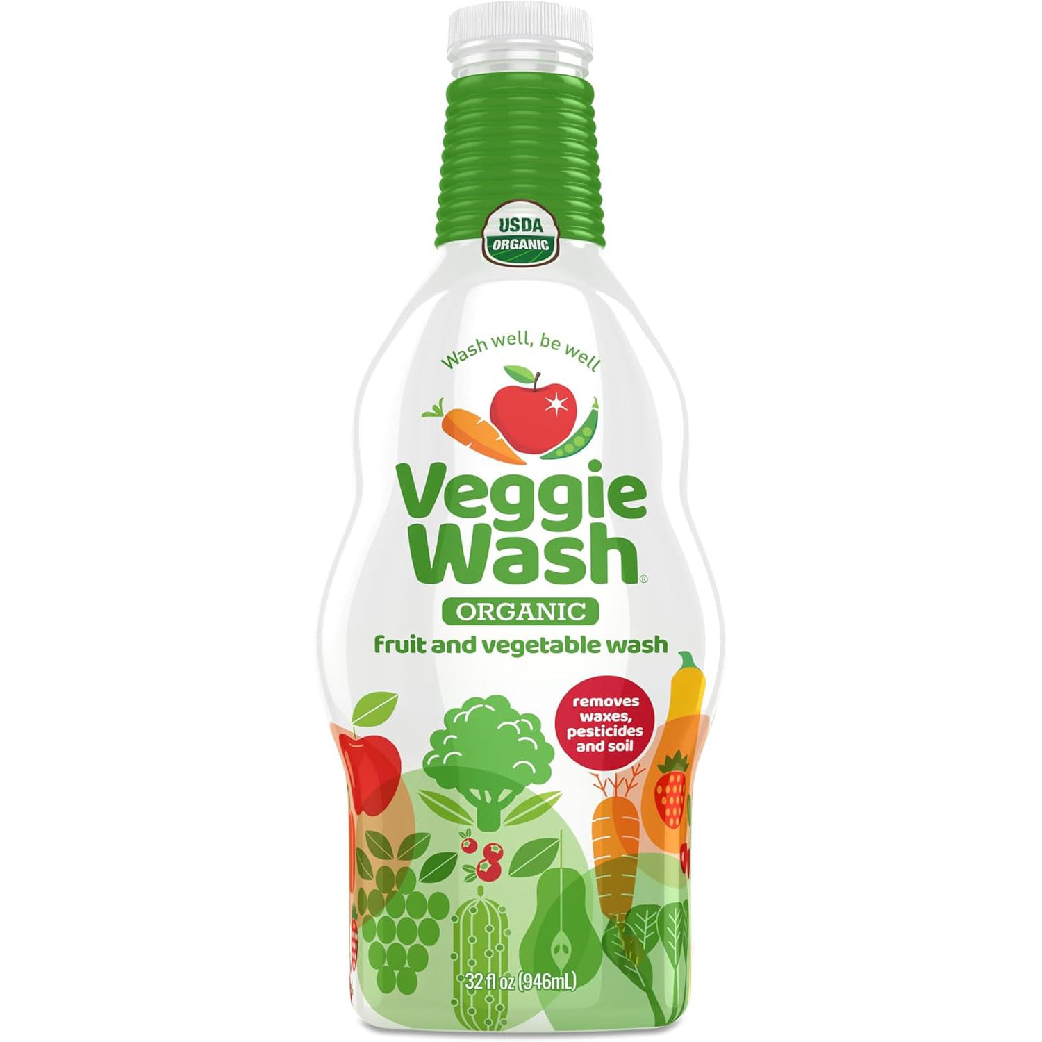 Algopix Similar Product 16 - Veggie Wash Organic Fruit and Vegetable