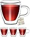 Algopix Similar Product 14 - Epar Glass Espresso Cups Set of 4