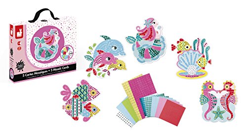 Algopix Similar Product 11 - Janod J07760 Mosaic Cards Set Under