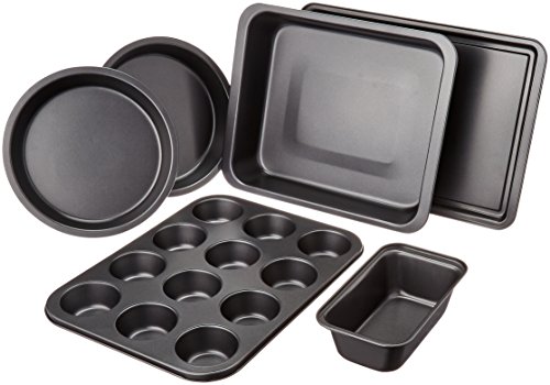 Algopix Similar Product 13 - AmazonBasics 6-Piece Bakeware Set