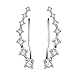 Algopix Similar Product 6 - YAN  LEI Sterling Silver Sweep up Ear