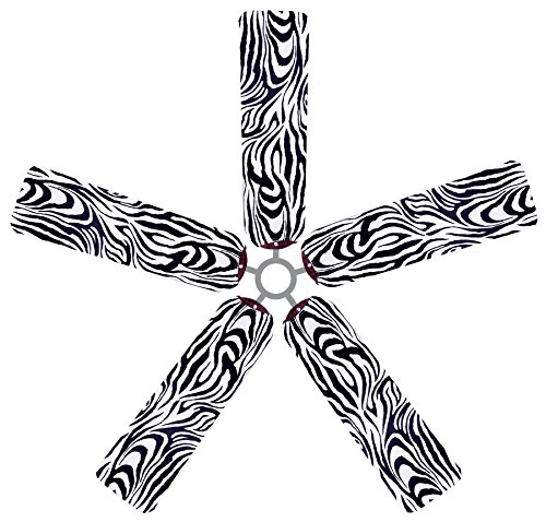 Algopix Similar Product 13 - Fan Blade Designs Zebra Ceiling Fan
