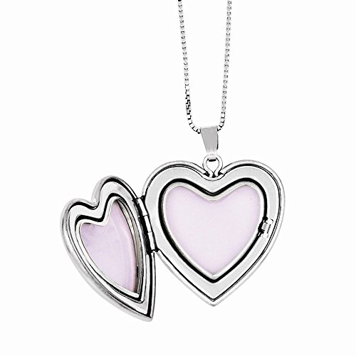 Algopix Similar Product 18 - Sterling Silver Diamond Polished Satin