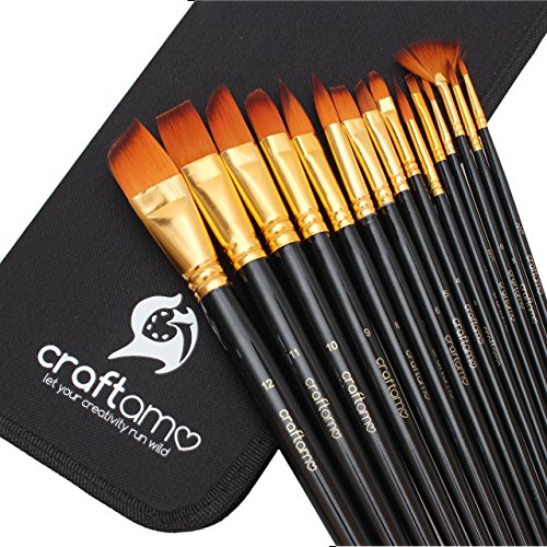 Algopix Similar Product 9 - Craftamo Paint Brushes Use as