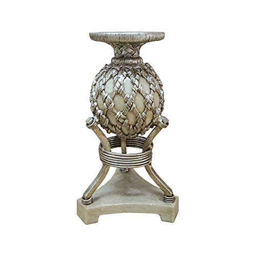 Algopix Similar Product 13 - Design Toscano Woven Orb 9" Candlestick