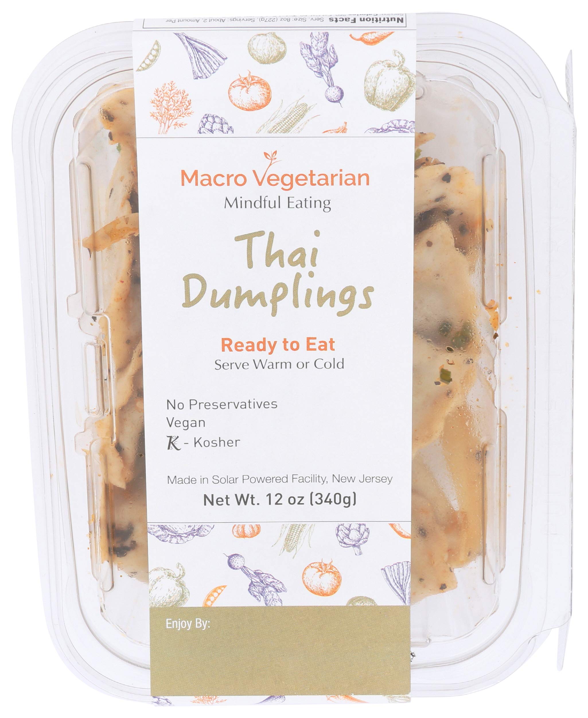 Algopix Similar Product 12 - MACRO VEGETARIAN Thai Dumplings, 12 OZ