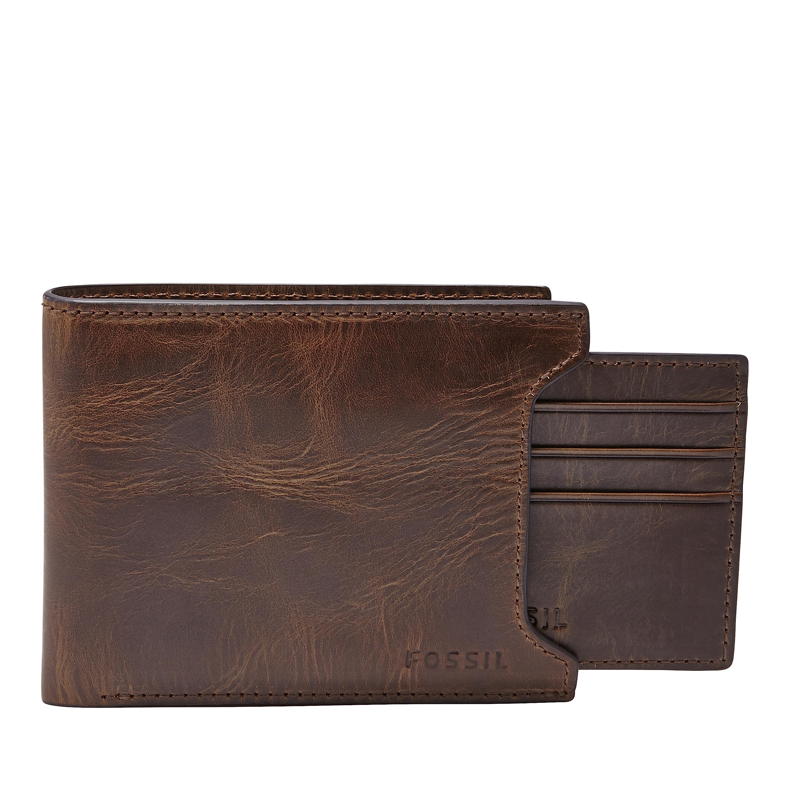 Algopix Similar Product 16 - Fossil Mens Derrick Leather Bifold