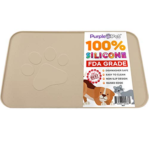 Algopix Similar Product 7 - Extra Large Pet Feeding Bowl Mat with