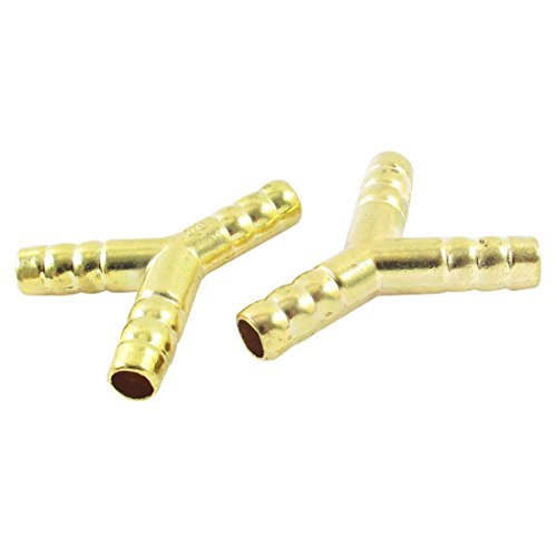 Algopix Similar Product 10 - Brass Y Shape 3 Way 10mm Barb Air Water