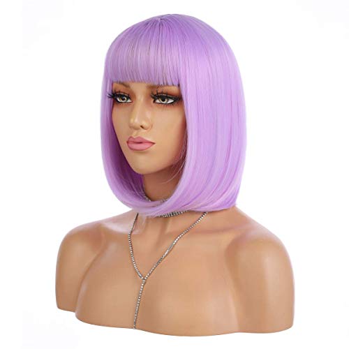 Algopix Similar Product 19 - eNilecor Short Bob Hair Wigs 12