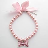 Algopix Similar Product 7 - PETFAVORITES Fancy Pearls Crystal Dog