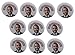 Algopix Similar Product 3 - AT Designs Set 10 Dr Ben Carson 2016 w