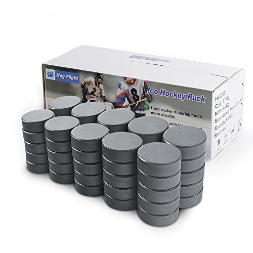 Algopix Similar Product 1 - Hug Flight Hockey Pucks Bulk 50 Hockey