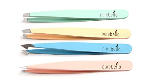Algopix Similar Product 6 - Four Piece Tweezer Set  Leather Travel