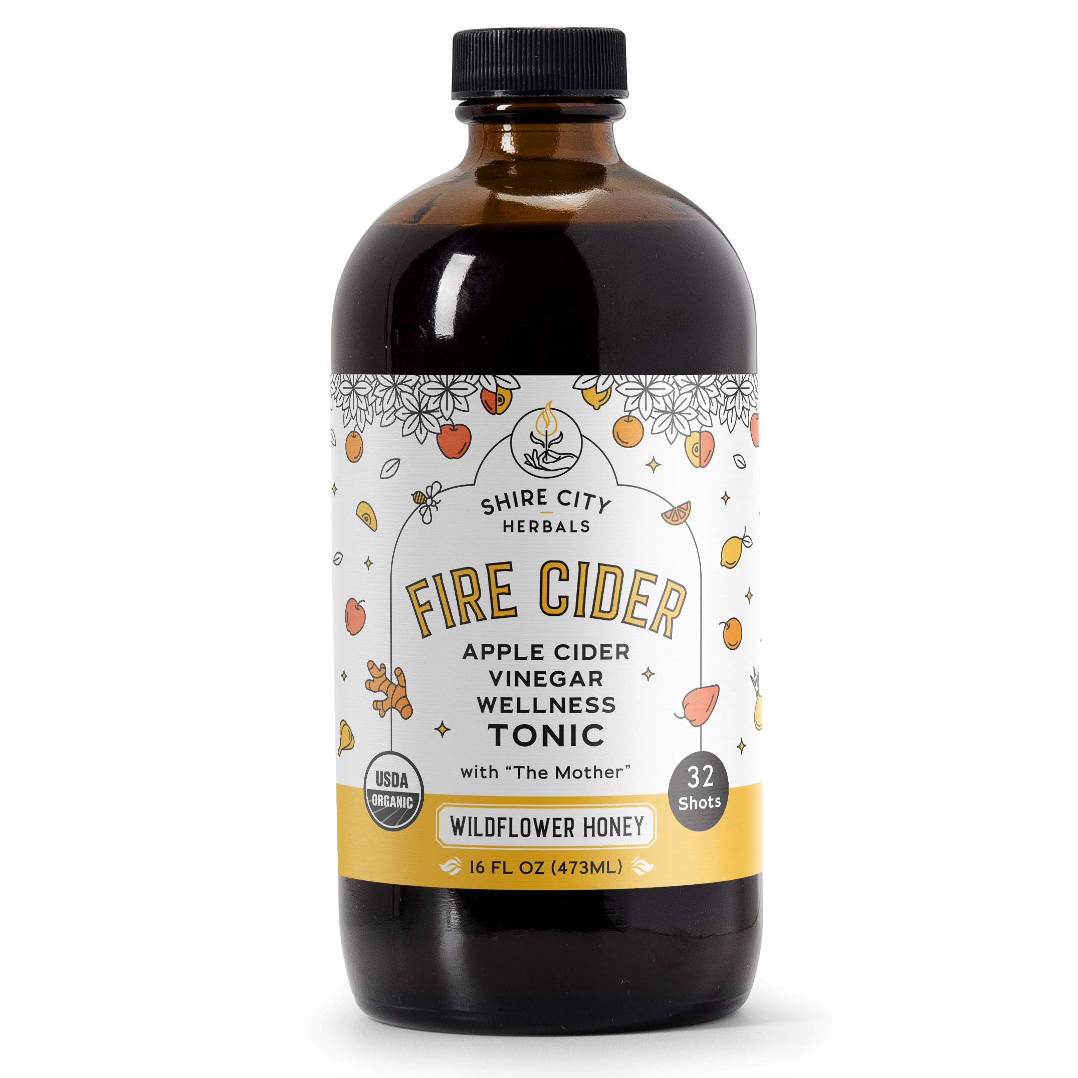Algopix Similar Product 11 - Shire City Herbals Fire Cider Tonic