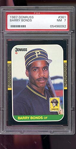 Algopix Similar Product 8 - 1987 Donruss 361 Barry Bonds ROOKIE RC