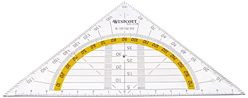 Algopix Similar Product 14 - Westcott Geometric Triangle Plastic